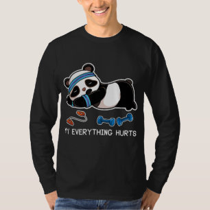 Panda Workout Gym Mitt allt Ontr T Shirt