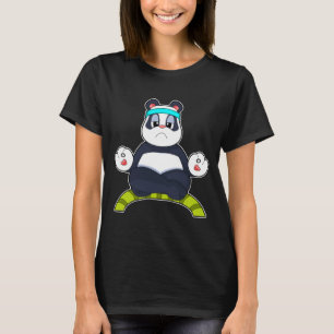 Panda Yoga Fitness Meditation T Shirt