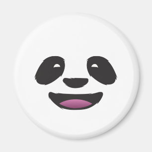 Pandaansikte Magnet