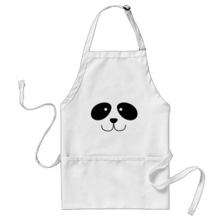 Pandaansikteförkläde Förkläde