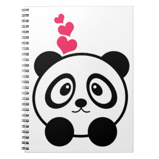 Pandaanteckningsbok Anteckningsbok
