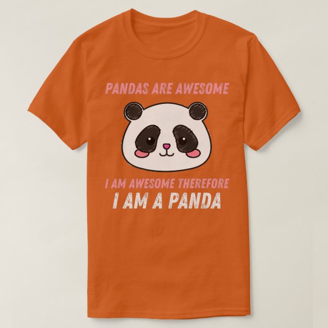 Pandabandarerna är Fantastisk jag är Fantastisk oc T Shirt (Design framsida)