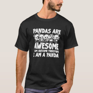 Pandabandarerna är Fantastisk jag är Fantastisk oc T Shirt