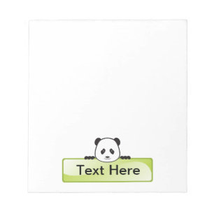 Pandabaner Anteckningsblock