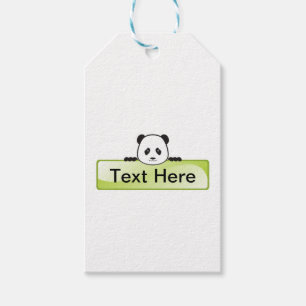 Pandabaner Presentetikett