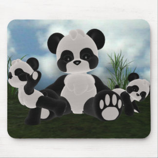 PandaBearz solig dag Mousepad Musmatta
