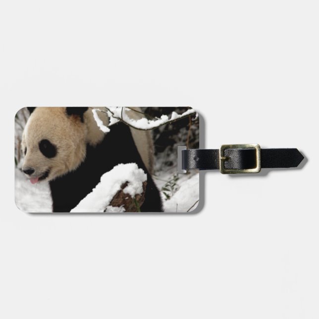 Pandabjörn Bagagebricka (Horisontell Framsida)