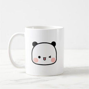 Pandabjörn, bubu och dudu, ansikte bubu kaffemugg