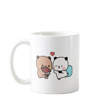 Pandabjörn, bubu och dudu hugs kärlek