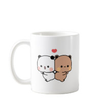 Pandabjörn, bubu och dudu kärlek