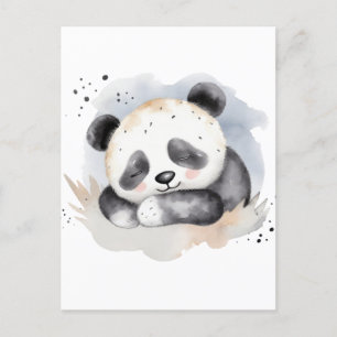 Pandabjörn i Baby Vykort