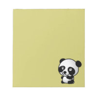 Pandabjörn i Cute Black och White lycklig