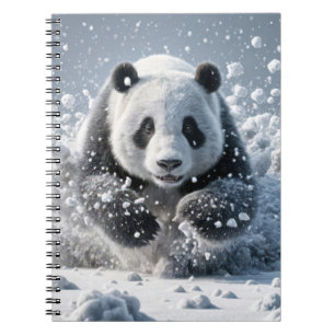 Pandabjörn i Snö Anteckningsbok