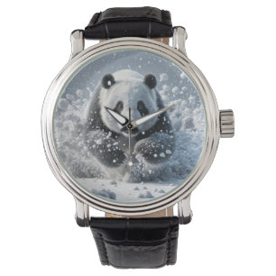 Pandabjörn i Snö Armbandsur