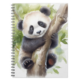 Pandabjörn i Träd Anteckningsbok