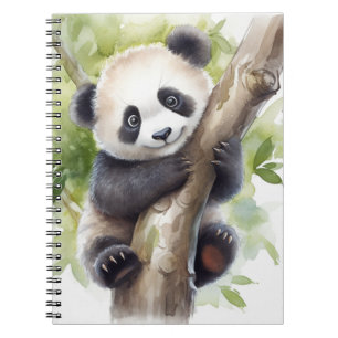 Pandabjörn i Träd Anteckningsbok
