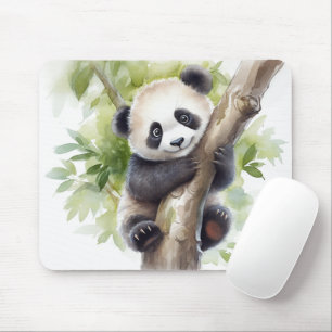 Pandabjörn i Träd Musmatta