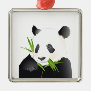 Pandabjörn Julgransprydnad Metall