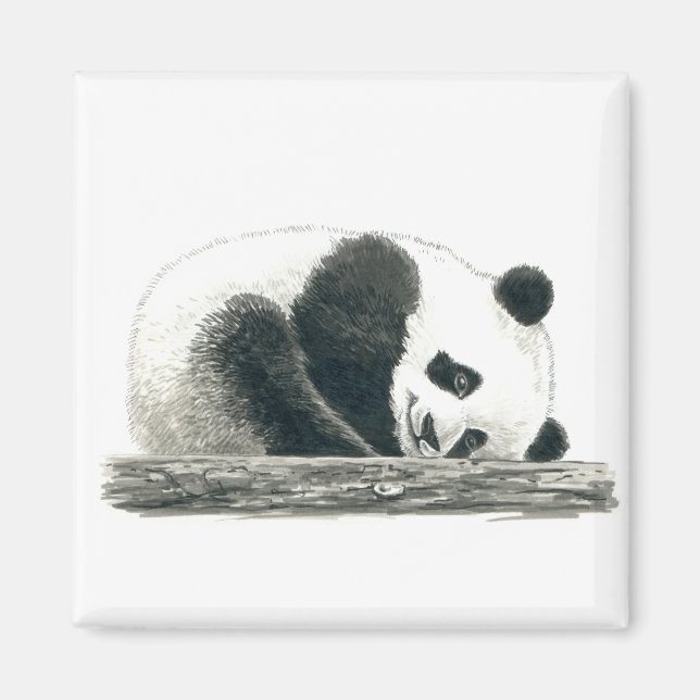 Pandabjörn Magnet (Framsidan)