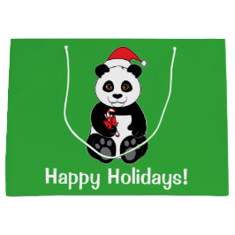 Pandabjörn med candy caneglad helg