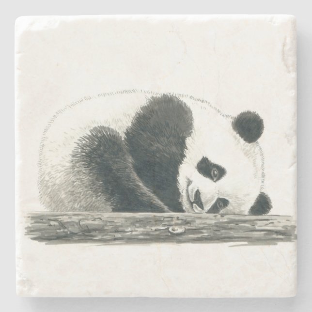 Pandabjörn Stenunderlägg (Framsidan)