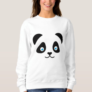 pandabjörnansikte tröja