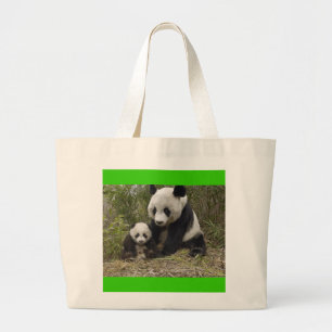 Pandabjörnar Jumbo Tygkasse