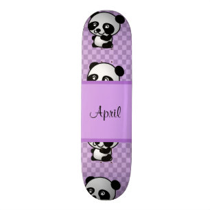 Pandabjörnar Mini Skateboard Bräda 18,5 Cm