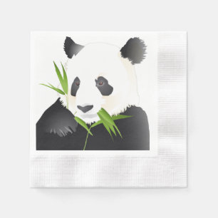 Pandabjörnar Pappersservett