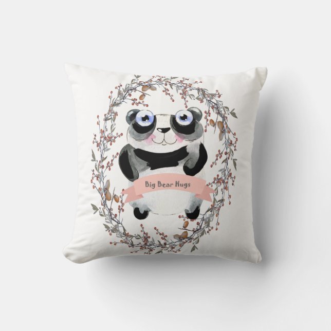 Pandabjörnen dämpar kudde (Framsida)