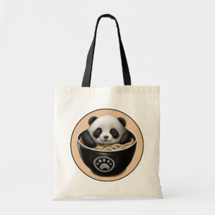 Pandabjörnen i Cute Baby i ett Ramen-skal Tygkasse