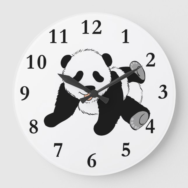 PANDABJÖRNEN TAR TID PÅ STOR KLOCKA (Framsida)