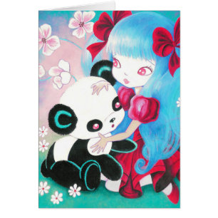 Pandabjörnparadis Hälsningskort