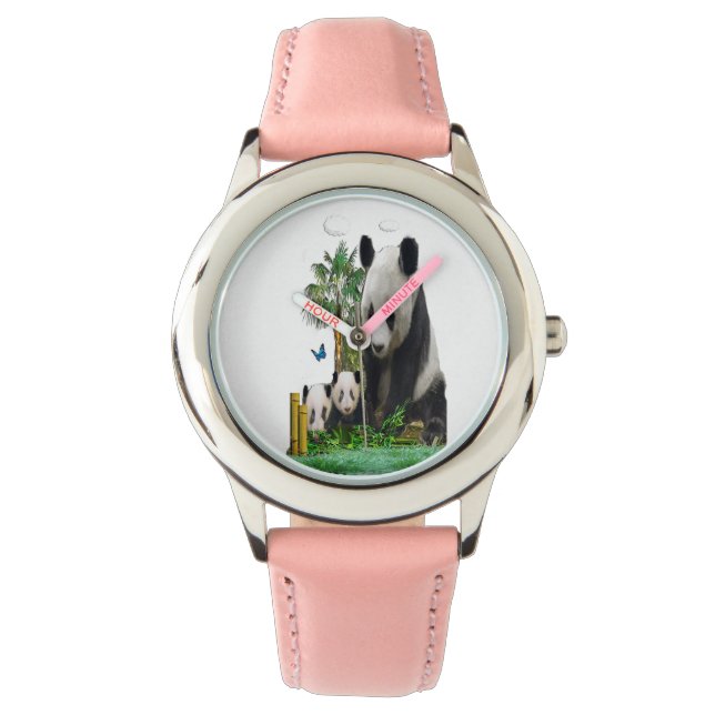 Pandabjörnpresenter Armbandsur (Framsida)