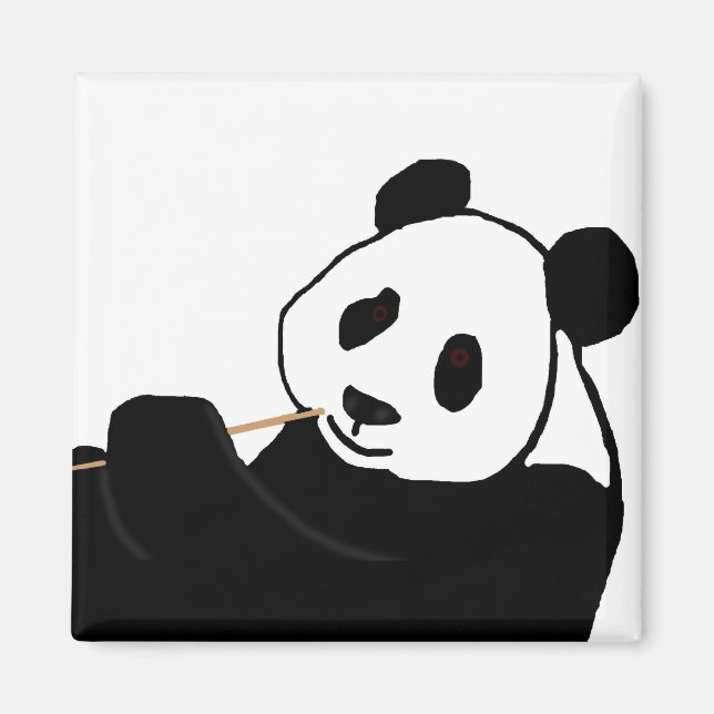 Pandabjörnsätare Magnet (Framsidan)