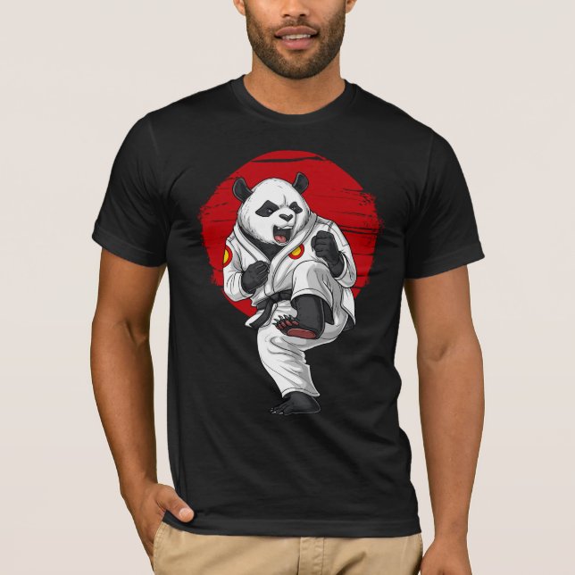 Pandabjörskartor T Shirt (Framsida)