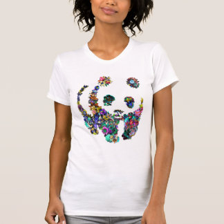 Pandablommor tshirt tee shirt