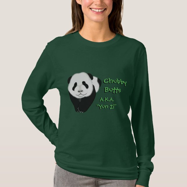 pandacub   ChubbyButts,    ChubbyButts, A.K.A."… T-shirt (Framsida)