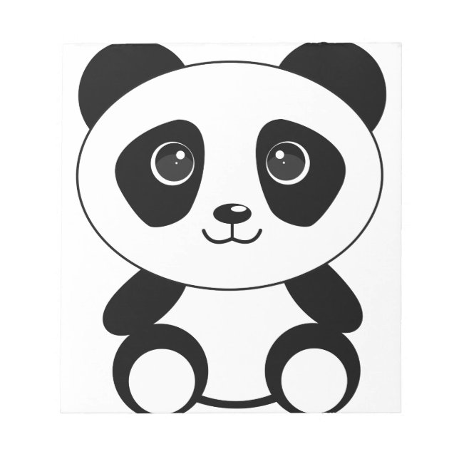 Pandadjur från björnbjörn anteckningsblock (Framsida)