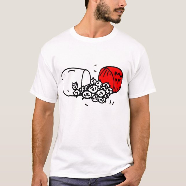 pandadrog, pandas t-shirt (Framsida)