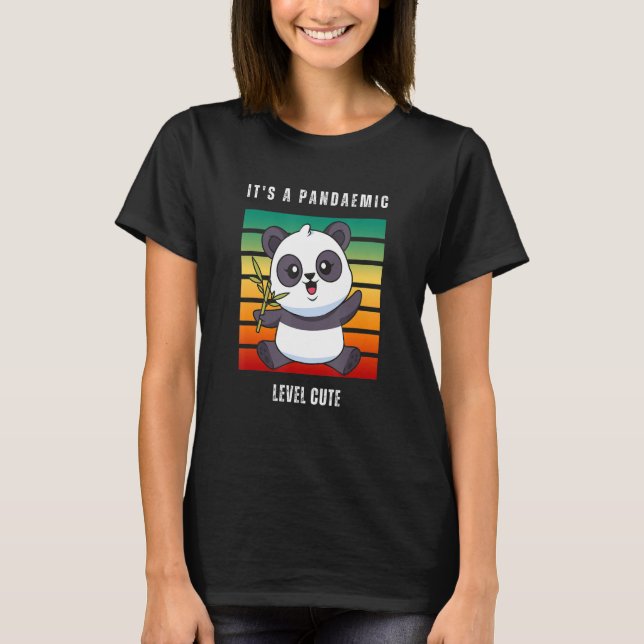 Pandaemisk cute t shirt (Framsida)