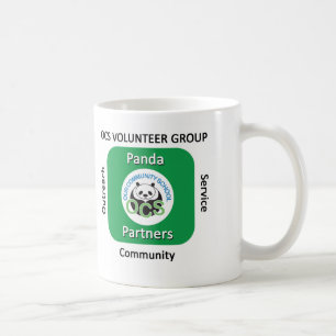 Pandaen blir partner med logotypmuggar kaffemugg