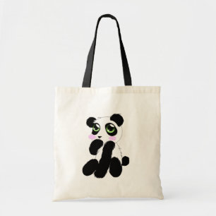 Pandaen hänger lös tygkasse