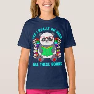 Pandaen ja behöver jag egentligen alla dessa boka t shirt