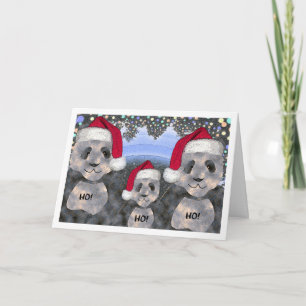 Pandafamiljjul Helgkort