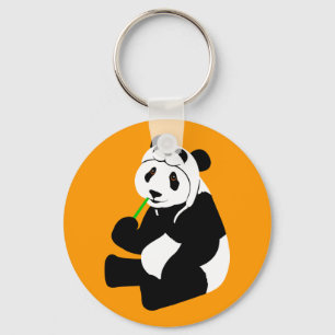 Pandahatt Nyckelring