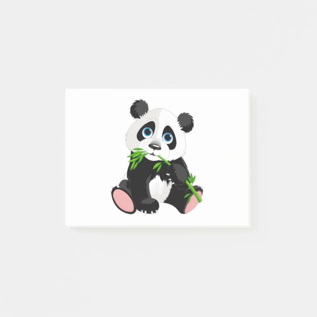 Pandaillustration design post-it block (Framsida)