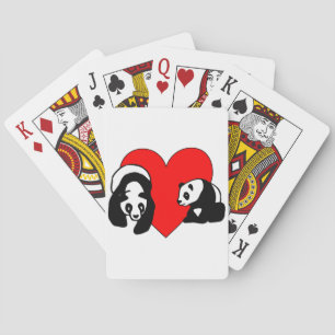 Pandakärlek Casinokort
