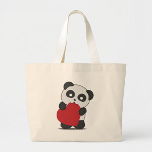 Pandakärlek Jumbo Tygkasse