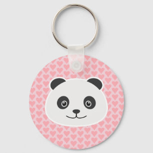 Pandakärlek Nyckelring